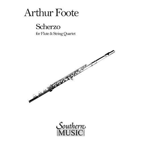 Foote - Scherzo For Flute and String Quartet (Softcover Book)