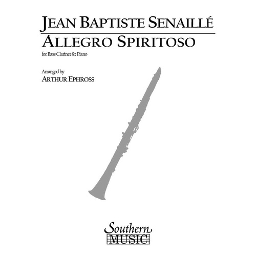 Allegro Spiritoso Bass Clarinet (Softcover Book)