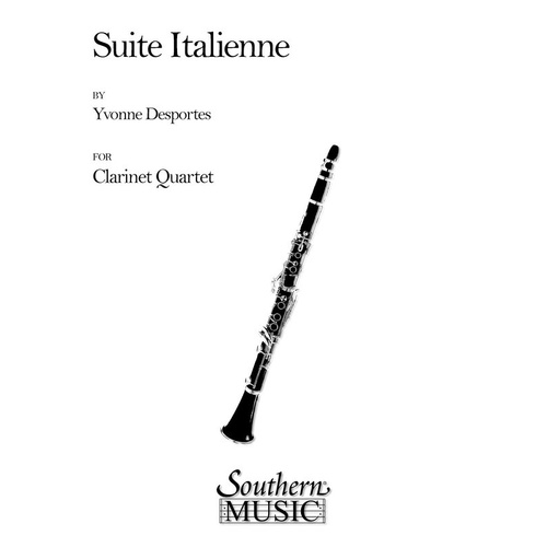 Suite Italienne B Flat Clarinet Quartet (Music Score/Parts)