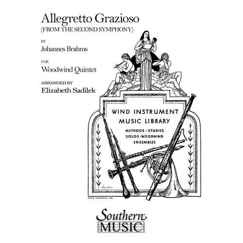 Allegretto Grazioso Woodwind Quintet Score/Parts