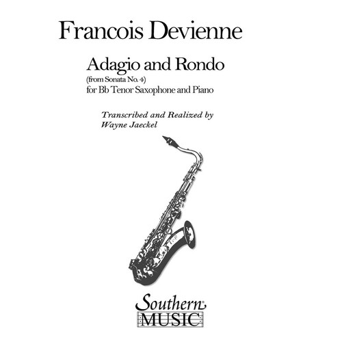 Devienne - Adagio And Rondo Tenor Sax/Piano (Softcover Book)