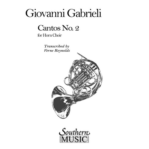 Gabrieli - Cantos No 2 For Horn Choir (Music Score/Parts)