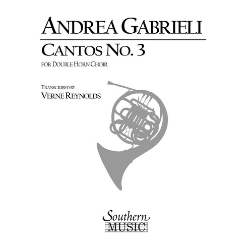 Gabrieli - Cantos No 3 Horn Choir Score/Parts (Pod) (Music Score/Parts)