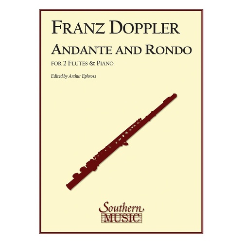 Andante And Rondo Op 25 2 Flute Piano (Softcover Book)