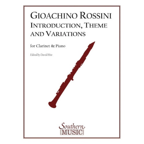 Rossini - Introduction Theme & Variations Clarinet/Piano
