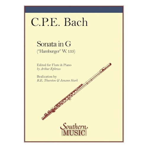 Cpe Bach - Sonata In G Hamburg Flute/Piano (Pod)