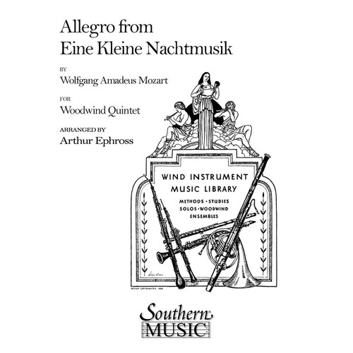 Allegro From Eine Kleine Woodwind Quintet (Music Score/Parts)