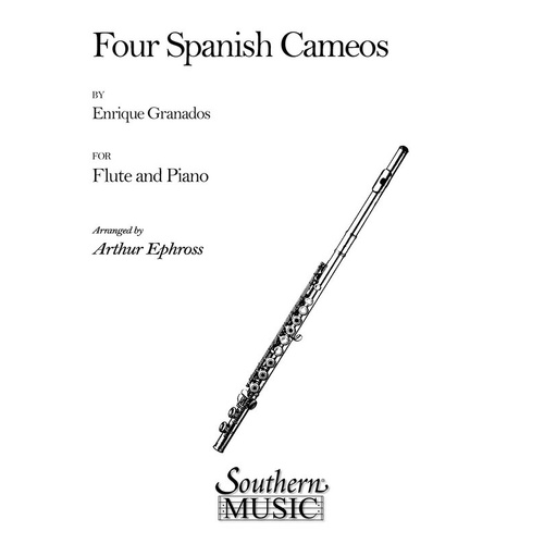 Granados - Four Spanish Cameos Flute/Piano (Pod) (Softcover Book)