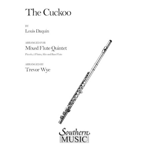 Daquin - The Cuckoo For Mixed Flute Quintet (Pod) Softcover Book (Alto Flute|Bass Flute|Piccolo|2 Flutes)