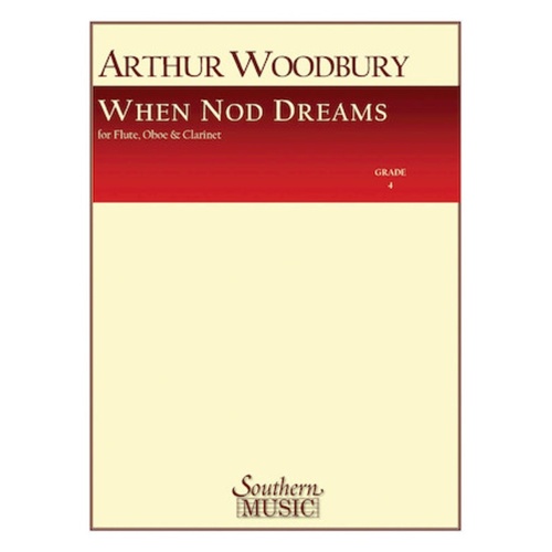 Woodbury - When Nod Dreams For Flute/Oboe/Clarinet Softcover Book (Clarinet|Flute|Oboe)
