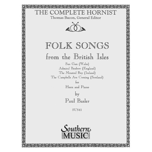 Basler - Folk Songs From The British Isles Horn/Piano (Softcover Book)