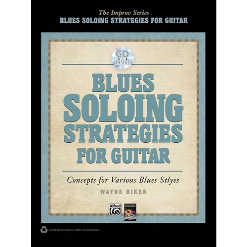 Blues Solong Strategies for Guitar Sheet Music