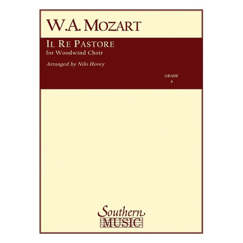 Il Re Pastore Woodwind Choir Score/Parts (Pod) (Music Score/Parts)