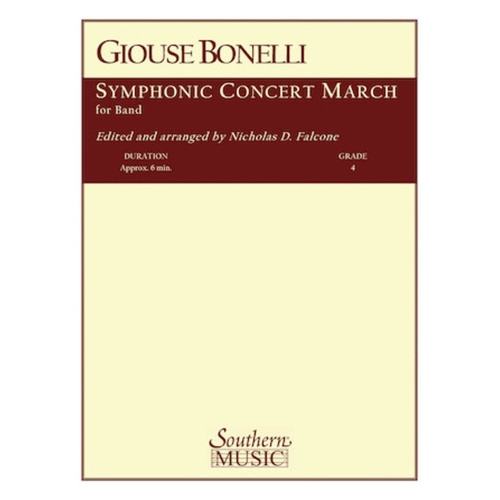 Symphonic Concert March Cb4 Sc/Pts Score/Parts
