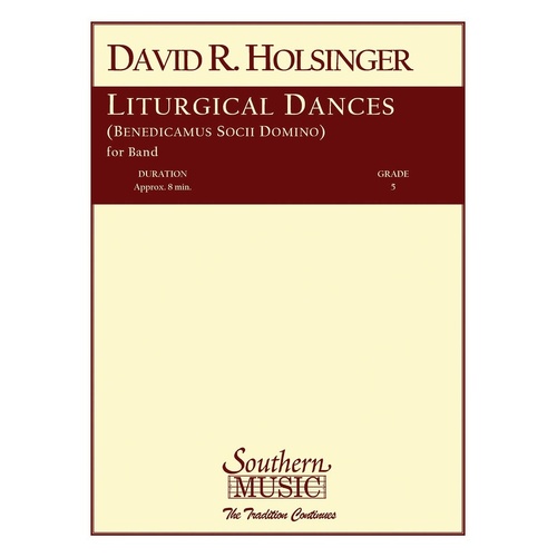 Holsinger - Liturgical Dances Concert Band 5 Full Score (Pod) (Music Score)
