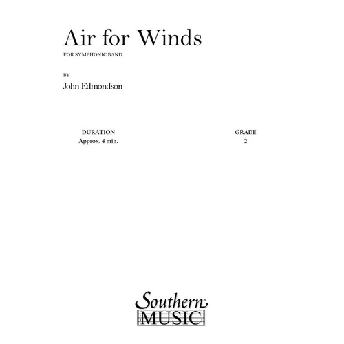 Edmondson - Air For Winds Concert Band 2 Score/Parts