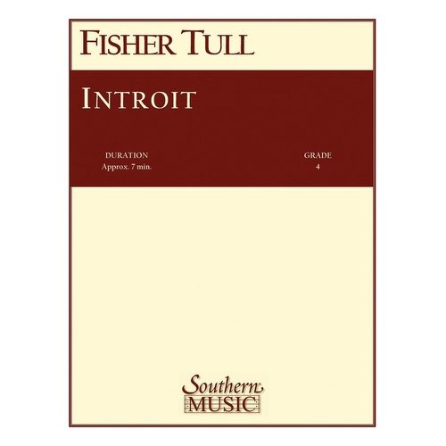 Fischer Tull - Introit Concert Band 4 Score/Parts (Pod) (Music Score/Parts)