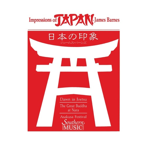 Barnes - Impressions Of Japan Concert Band 5 Score/Parts (Pod) (Music Score/Parts)
