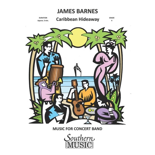 Caribbean Hideaway Concert Band 3 European Parts (Set of Parts)