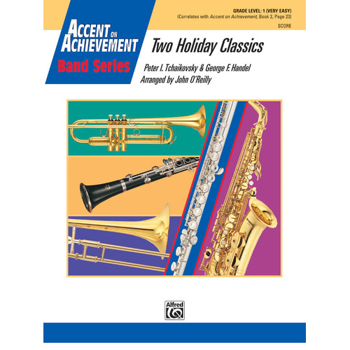 Two Holiday Classics Concert Band Sheet Music Tchaikovsky & Handel
