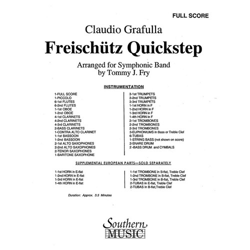 Freischutz Quickstep Concert Band 4 Full Score
