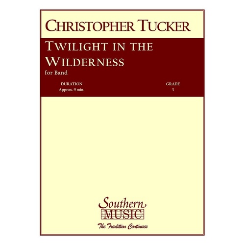 Twilight In The Wilderness Concert Band 3 Score (Pod) (Music Score)