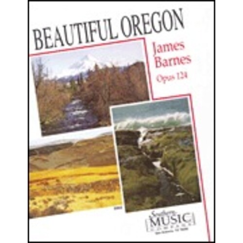 Beautiful Oregon Op 124 Concert Band  Score/Parts
