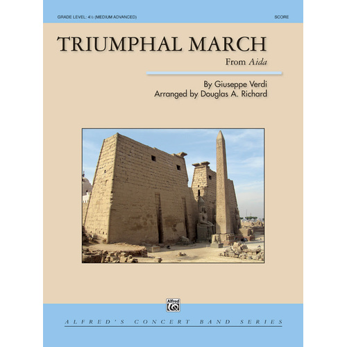 Triumphal March from Aida Concert Band Sheet Music Verdi 4.5