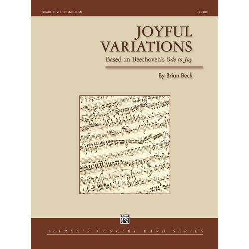 Joyful Variations Concert Band Gr 3.5