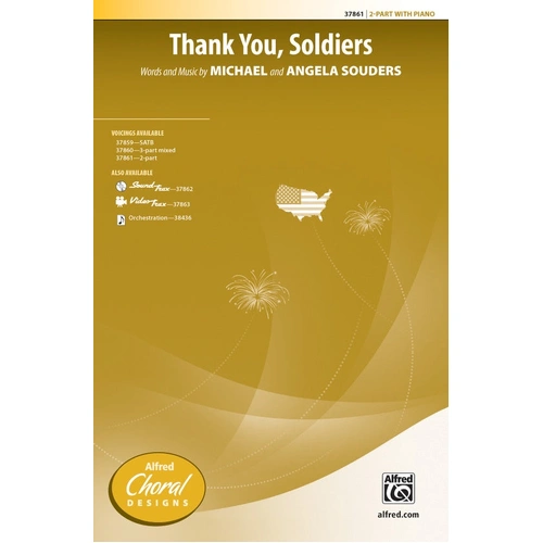 Thank You Soldiers SA Choral Sheet Music