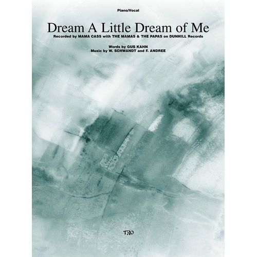 Dream A Little Dream Of Me S/S PVG (Sheet Music)