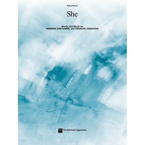 She S/S PVG (From Notting Hill) (Sheet Music)