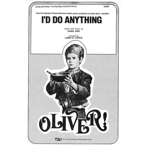Id Do Anything (From Oliver) (Octavo)