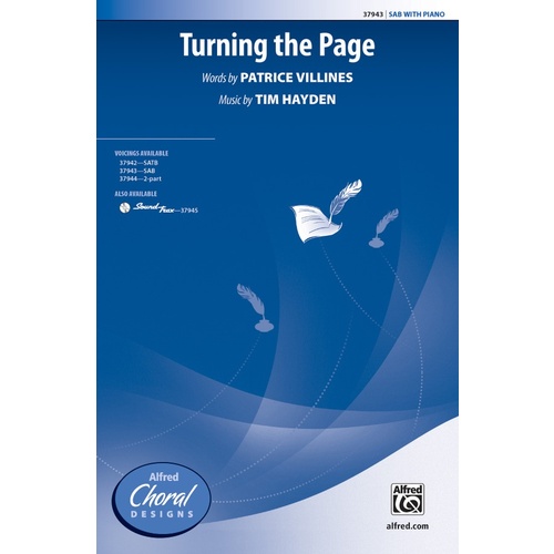 Turning the Page SAB Choral Sheet Music