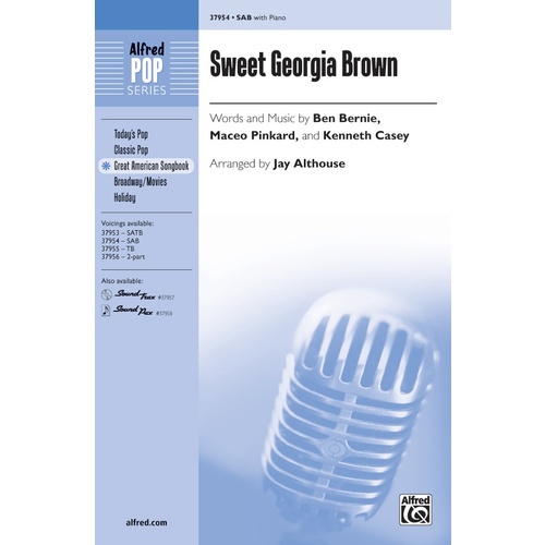 Sweet Georgia Brown SAB Choral Sheet Music