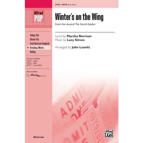Winters on the Wing SATB Choral Sheet Music