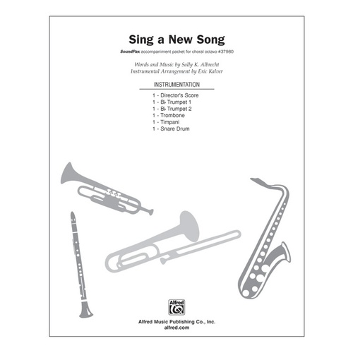 Sing a New Song S/PAX Choral Sheet Music