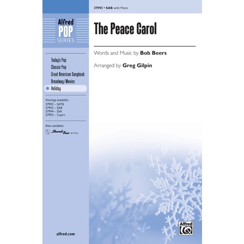 The Peace Carol SAB Choral Sheet Music