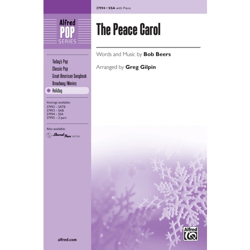 The Peace Carol SSA Choral Sheet Music