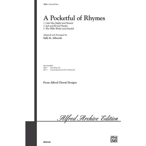 A Pocketful of Rhymes SA Choral Sheet Music
