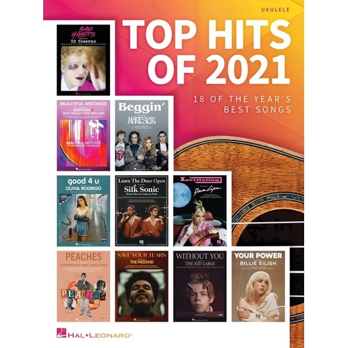 Top Hits of 2021 for Ukulele Songbook