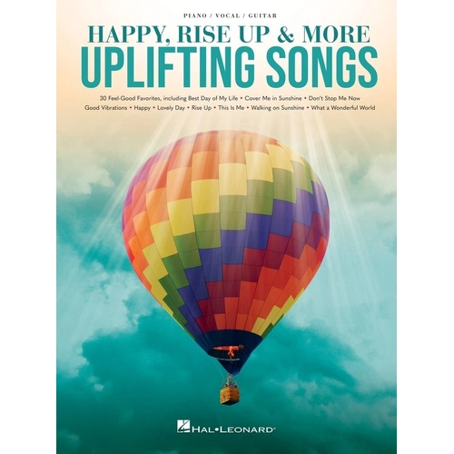 Happy Rise Up & More Uplifting Songs PVG Songbook for Piano, Vocal & Guitar, 176 Pages, Hal Leonard