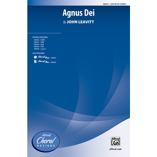 Agnus Dei SAB Choral Sheet Music