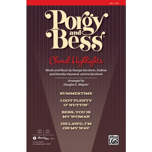 Porgy And Bess Choral Highlights SATB