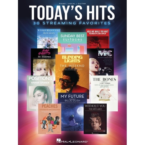 Today's Hits 30 Streaming Favorites PVG Songbook