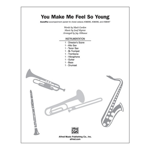 You Make Me Feel So Young String Orchestra Sheet Music S/PAX
