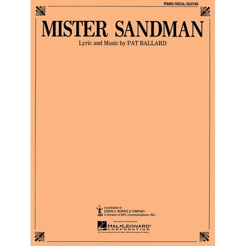 Mister Sandman PVG (Sheet Music)