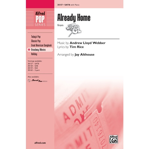 Already Home SATB Choral Sheet Music