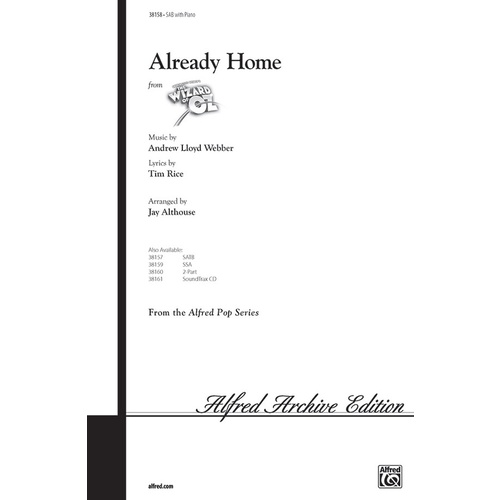 Already Home SAB Choral Sheet Music