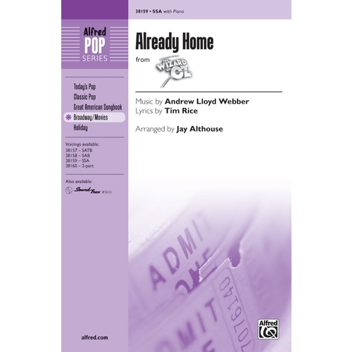 Already Home SSA Choral Sheet Music